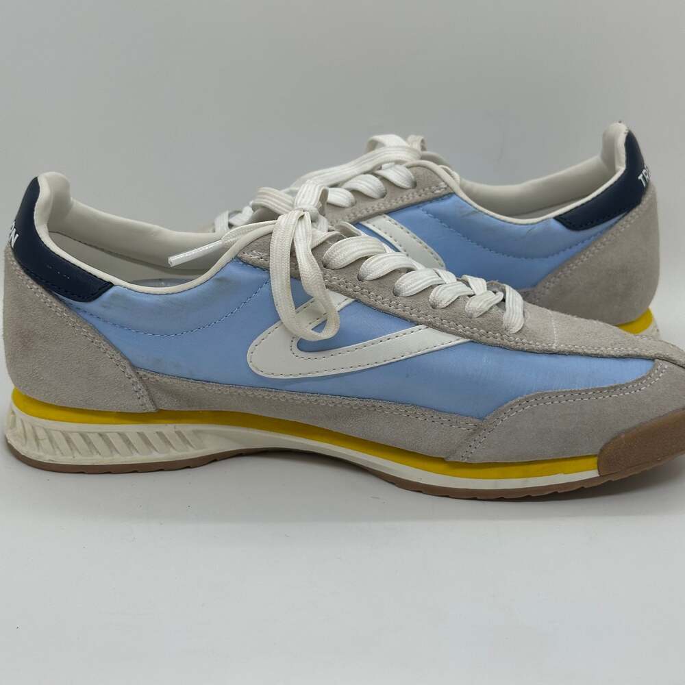 Tretorn Rawlins 2.0 Miami Blue Suede Textile Lace-up Rubber Sole Sneakers - Picture 5 of 15
